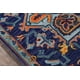 thumbnail image 3 of Area Rug Momeni Ibiza de lana azul marino, 60 cm x 90 cm, tejida a mano, 3 of 5