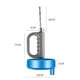 thumbnail image 3 of Sopapo Destapador De Drenaje Flexible Fregadero Lavabo Wc, 3 of 5