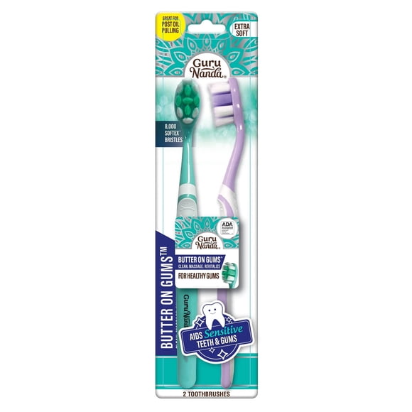 Cepillo Dental GuruNanda Butter on Gums 8000 Cerdas Suaves 2un