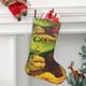 thumbnail image 2 of GODZILLA Tema: Calcetines de Navidad, fino lino blanco para colgar en escaleras y chimenea, decoración navideña para el hogar, regalo de Navidad. 54cm × 38cm, 2 of 5
