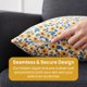 thumbnail image 3 of REGALWOVEN 2 Piezas Funda de Almohada Decorativa Floral Clásica Patrón de Fundas de Almohada para Exterior Interior Flor-5 18" x 18", 3 of 7