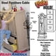 thumbnail image 4 of Cable para Muebles Quakehold! 2830 Acero Recubierto 18 cm, 4 of 4