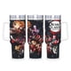 thumbnail image 1 of Tren Mugen Vaso aislado de acero inoxidable con asa, diseño temático, regalo para familia, amigos y fans; incluye pajita y encaja en el portavasos estándar, 40 oz, 1 of 6