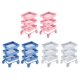 thumbnail image 1 of 6 Uds 1/12 Estante De Almacenamiento De Metal Con Ruedas Accesorio Para Muebles De Casa De Mu?ecas, 1 of 6