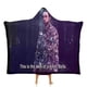 thumbnail image 1 of Esta es la Piel de un Asesino Bella Manta Capa con Capucha Anti-Bolitas, Manta de Lana Ártica Suave, Manta Portátil de Felpa Ligera y Lujosa, Poncho para Siesta en Casa y Oficina, 100*130cm, 1 of 6