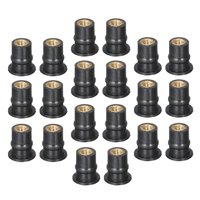 Ioensy - Sujetador De Cubiertas De Tuercas De Pozo De Caucho Duradero Métrico Universal Reemplazo 20X M5