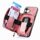 thumbnail image 4 of Funda Tipo Cartera con Correa Cruzada para iPhone 16 Protección Contra Golpes Rosa, 4 of 6