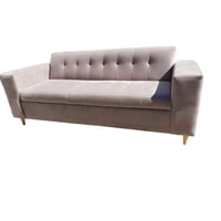 Diseños Valestrini - Sofa Dos Cuerpos Felpa Beige