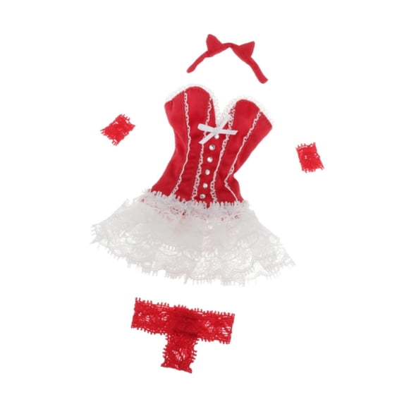 Traje Completo De Ropa De Muñeca Femenina Femenina A 1/6 Para 12 '' Figura De Acción Femenina White
