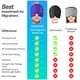 thumbnail image 5 of Gorra para aliviar la migraña ONLYCARE, gel sin olor mejorado, color morado hielo, 5 of 6