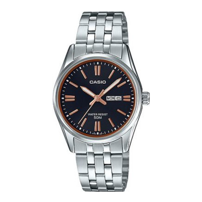 Reloj Analogo Plateado Casio Ltp-1335D-1A2V
