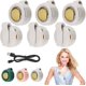 thumbnail image 1 of Ventilador portátil clip sin aspas 360° rotación mini camisa cintura 3 velocidades USB-C, 1 of 6