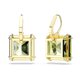thumbnail image 4 of Pendiente Swarovski Millenia de Cristal Verde con Tono Dorado, 4 of 5