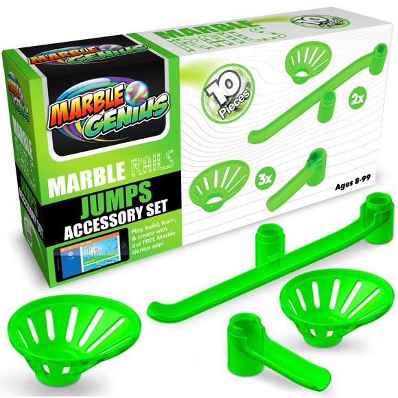 Marble Genius – Set de Accesorios Vías de Canicas (10 piezas)