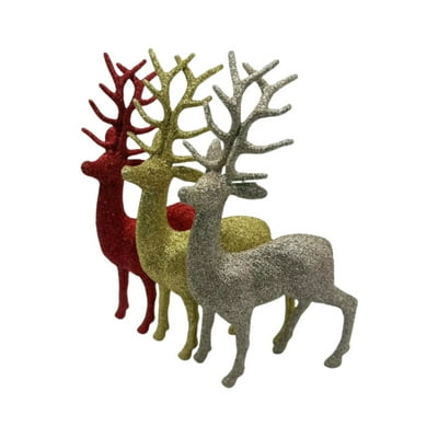 Figura Decorativa Reno 20 Cm, Color Surtido, 1 Un 1 Un Holiday Time