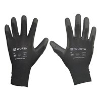 Metalfer - Guante Pu Microporo Negro Ecoline T10 Negro