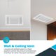 thumbnail image 4 of Cubierta de ventilación EZ-FLO 30 x 15 cm (abertura de conducto) blanca, 4 of 6