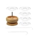 thumbnail image 5 of Bead Spinner Bowl Bead Stringer Bead Bowls Kit Para Clay Beads Art Crafts DIY BigEye Curved Needle, 5 of 5