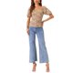 thumbnail image 2 of Blusa Floral de Mujer INSPIRE CHIC Cuello Cuadrado en Forma de Corazón Manga Abullonada Espalda Fruncida Top Casual Naranja Marrón L, 2 of 6