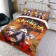 thumbnail image 3 of NEON GENESIS EVANGELION Conjunto de sábanas temático, trío de piezas, cómodo y amigable con la piel, diseño único, regalo de decoración para el hogar para familiares, amigos y fans,135X200cm, 3 of 6