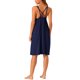 thumbnail image 3 of INSPIRE CHIC Vestido de Noche de Algodón sin Mangas para Mujer con Tirantes Espagueti y Detalle de Espalda Cruzada Ajuste Suelto Ropa de Casa XL Azul Profundo, 3 of 6