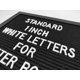 thumbnail image 3 of Letras para Pizarra de Mensajes G GAMIT 2,5 cm Blanco 378 piezas, 3 of 7