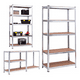 thumbnail image 5 of 2 Estantes Metalico 180x90x40 Oficina Organizador P, 5 of 9