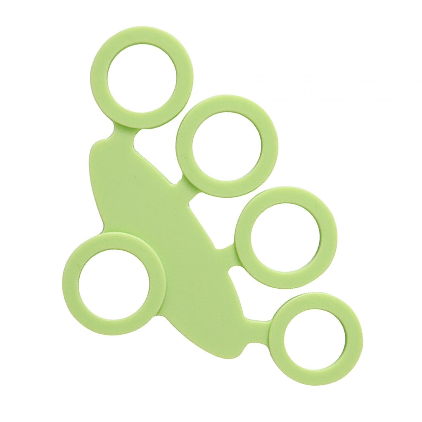 Ioensy - Fortalecedor De Agarre Manual De Silicona Para El Fortalecimiento Muscular Extractor De Atletas Músicos Verde Claro