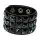 thumbnail image 3 of Pulsera De Pu?o, Regalos Para Novio, Pulsera Gótica Para Adultos, Graduación, Halloween, Negro, 3 of 5