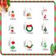 thumbnail image 5 of Juego de 9 pares de pendientes colgantes navideños Moiegouct para mujer, 5 of 9