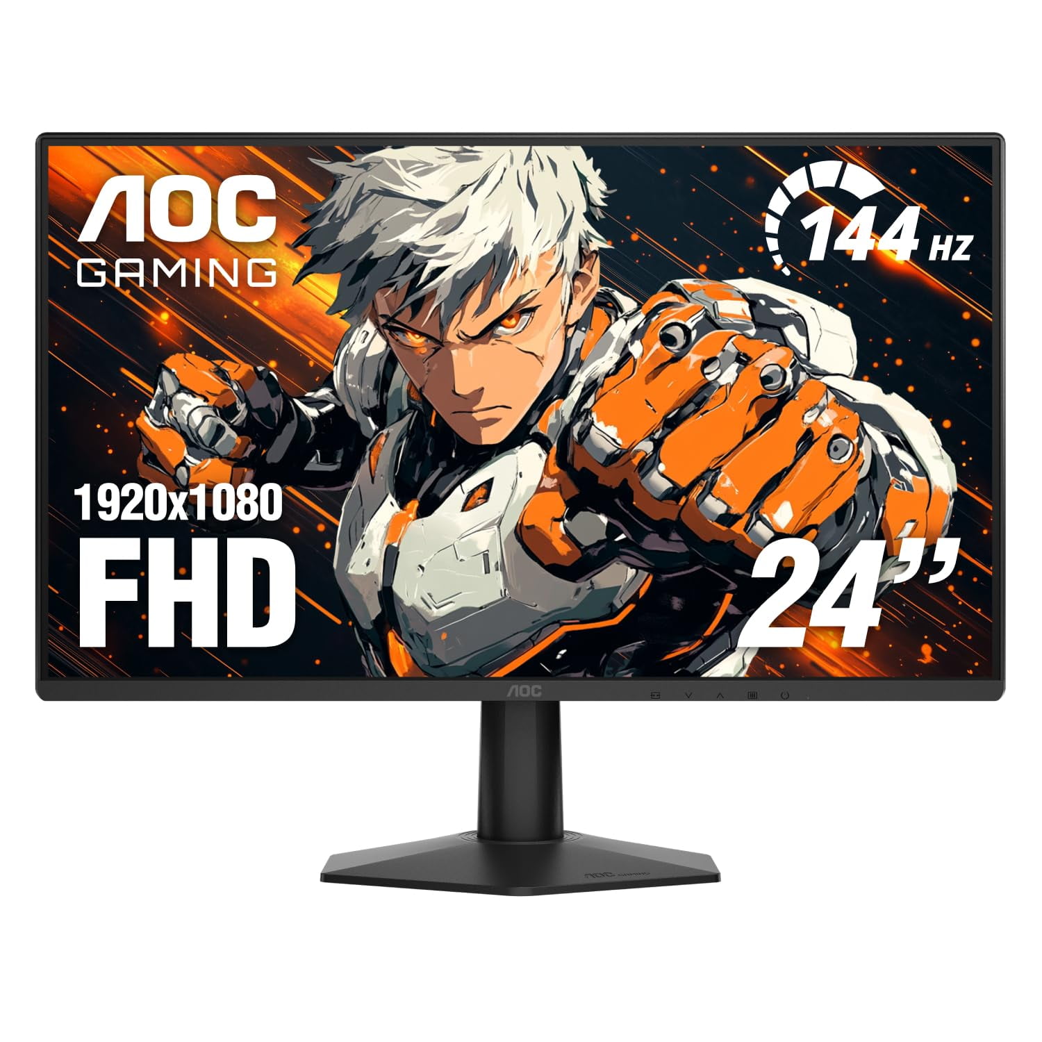 Monitor Para Videojuegos Aoc 24g51f 60 Cm (24") 1920 X 1080 144 Hz Ips