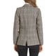 thumbnail image 3 of INSPIRE CHIC Blazers de regreso a clases para mujeres, solapa con muesca, manga larga, un botón, blazer de cuadros marrón M, 3 of 7