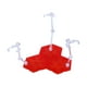 thumbnail image 2 of Soporte De Base De Exhibición De Figura Resistente, Soporte Para Figuras Modelo 1/144, Juguetes, Rojo Claro, 2 of 3