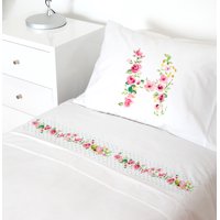 Tuyo Print - Juego De Sábanas 1,5 Pl Letras Vintage H