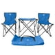 thumbnail image 1 of Juego de mesa con sillas plegables azul, 1 of 3