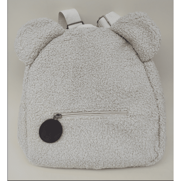 Personalised Womens Girls Cute Bear Pattern Backpack Gift Plush Toddler Backpack for girls Custom Name Small Casual Shoulder