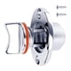 thumbnail image 4 of Tapón De Drenaje De Barco Universal Para Yate Marino De 1 '' Agujero 3/4 '' Rosca Rojo, 4 of 5