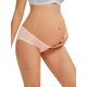 thumbnail image 4 of INSPIRE CHIC Ropa Interior de Maternidad para Mujeres Embarazadas, Soporte de Vientre en Forma de V de Seda Helada, Bragas Sin Costuras de Tiro Bajo XL Rosa, 4 of 5