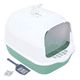 thumbnail image 1 of Arenero Para Gato Caja De Arena Con Tapa Y Puerta Abatible C Verde Claro, 1 of 3