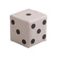 thumbnail image 3 of Dice Cube Taburete Otomano Con Dados Cúbicos Para Pies, Para Sofá, Mesita De Noche, Sala De Juegos, Tela Blanca S, 3 of 5