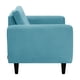 thumbnail image 5 of Sofa Bote 1c Felpa 00 Turquesa, 5 of 6