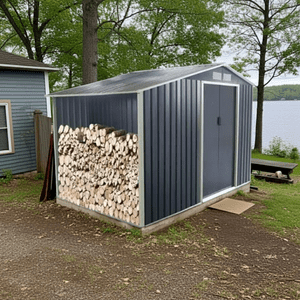 Igpro - Bodega Elegant 2 En 1 De 5,31Mt2 + Kit De Base Para Piso