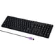 thumbnail image 2 of Teclado M MC Saite PS2 con cable, 104 teclas, resistente al agua, negro, 2 of 6