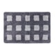 thumbnail image 1 of REGALWOVEN Alfombras de Baño Absorbentes Antideslizantes Alfombra de Baño a Cuadros Suave y Acolchada para Decoración del Hogar Gris 32" x 20", 1 of 5