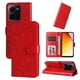 thumbnail image 1 of Funda tipo cartera FOXDOCK para Vivo V25 5G , diseño girasol en relieve, cuero PU, cierre magnético, soporte y tarjetero, 1 of 5