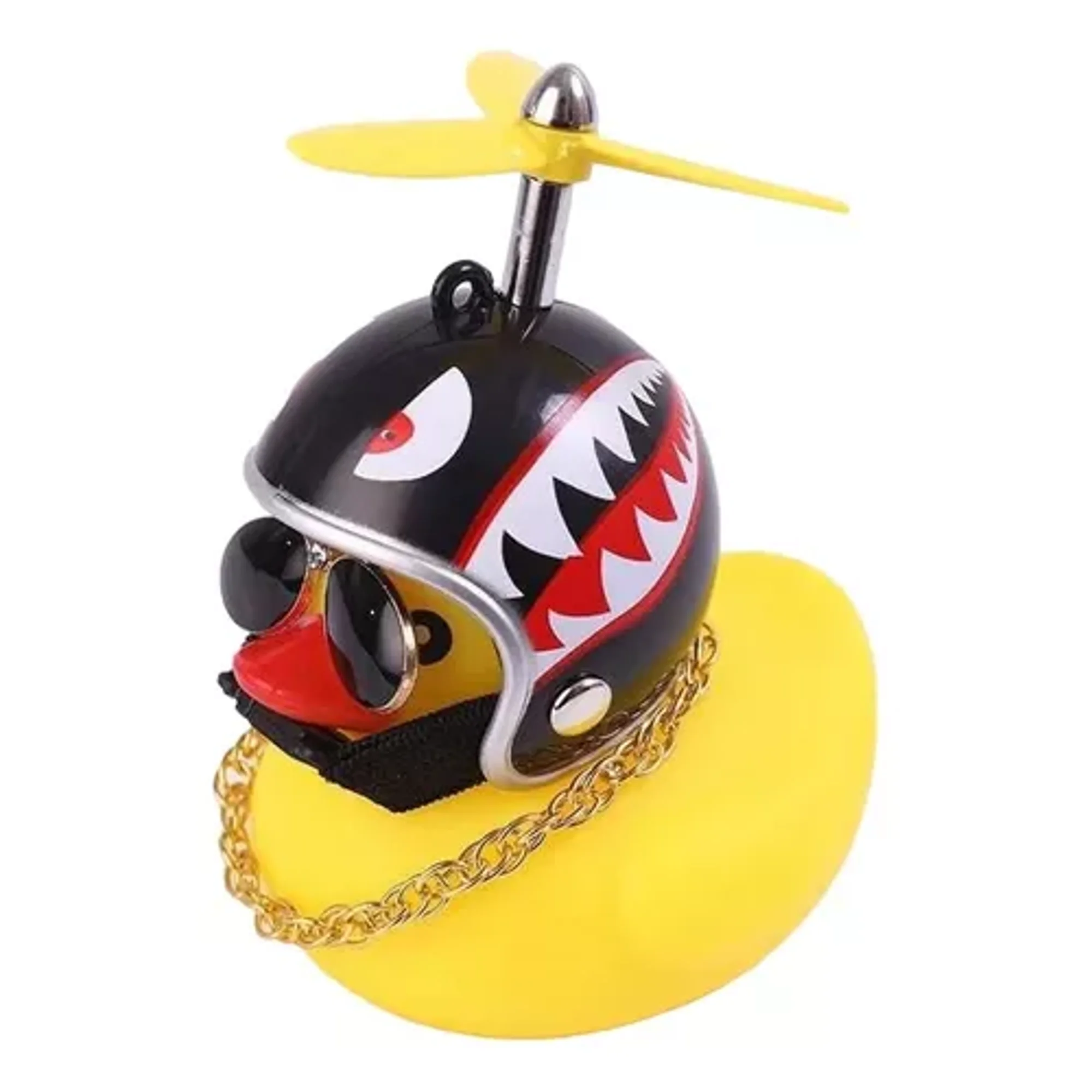 Genérico - Pato Con Casco Negro Diseño Bullet Bill