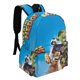 thumbnail image 2 of Vecinos Invasores-theme Backpack, Campus style schoolbag Bookbag with Adjustable Shoulder Straps And Large Zip Compartment, Unisex Travel Bags.42x30x15cm, 2 of 6