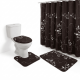 thumbnail image 3 of Set Juego De Baño 4 Piezas Con Cortina Deco Hogar Completo, 3 of 5
