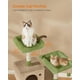 thumbnail image 3 of Árbol para Gatos Feandrea 143 cm Condo de Peluche con 11 Rascadores, 3 of 6