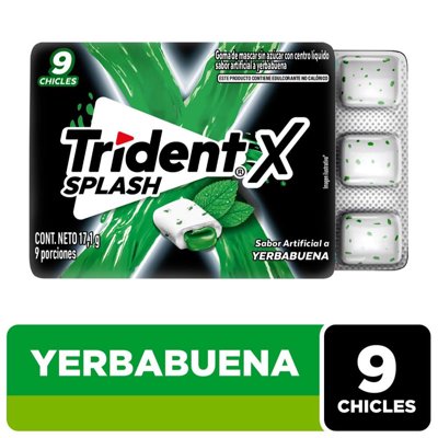 Chicle Sabor Yerbabuena 14 Un 25,2 G Trident